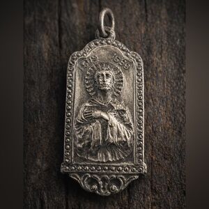 Vintage Saint Martin of Tours Catholic Medal Pendant | Devotional Charm